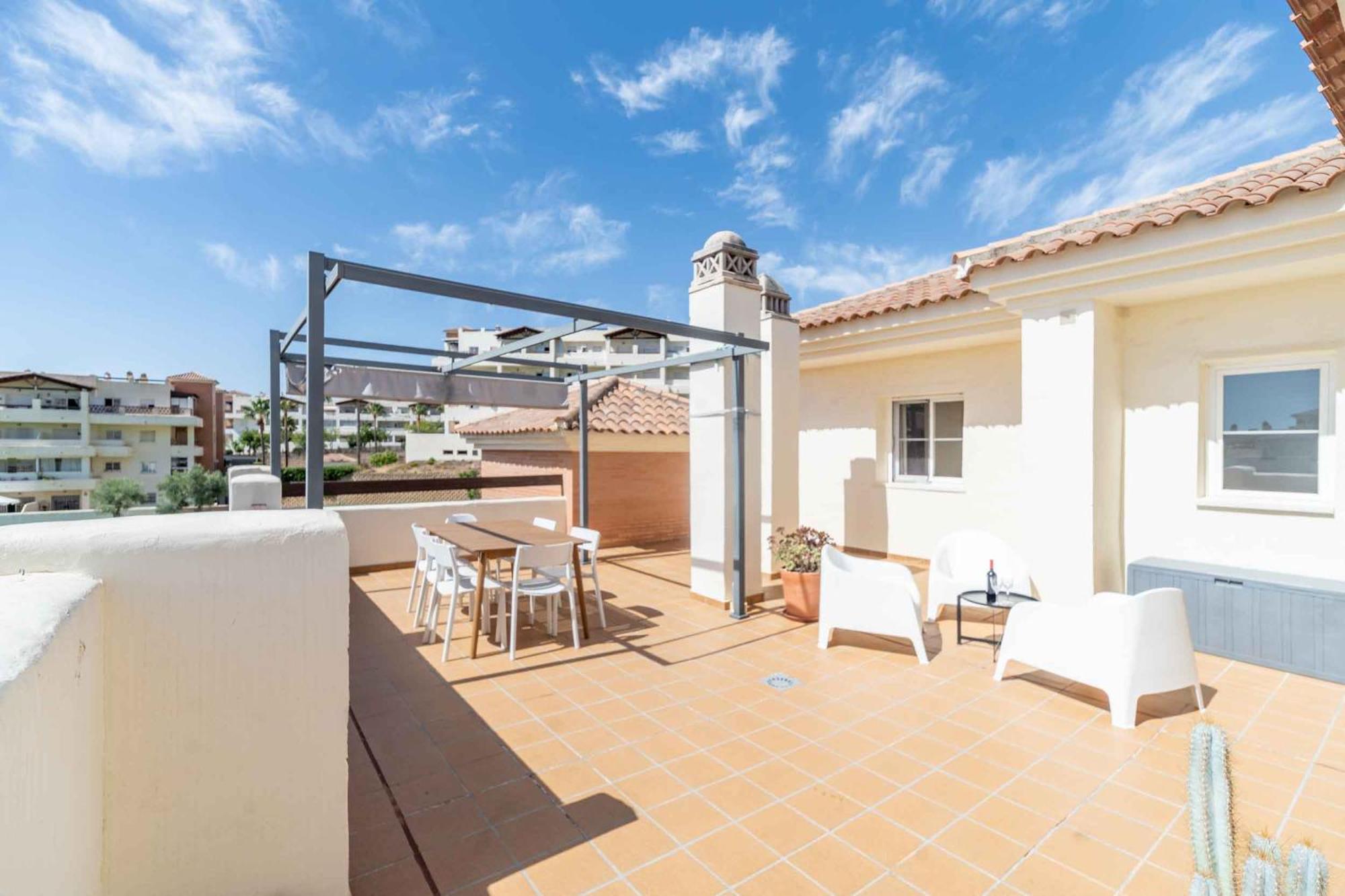 116 - Penthouse With Views And Pool, 5Min Away From Golf Course! Apartment Беналмадена Екстериор снимка