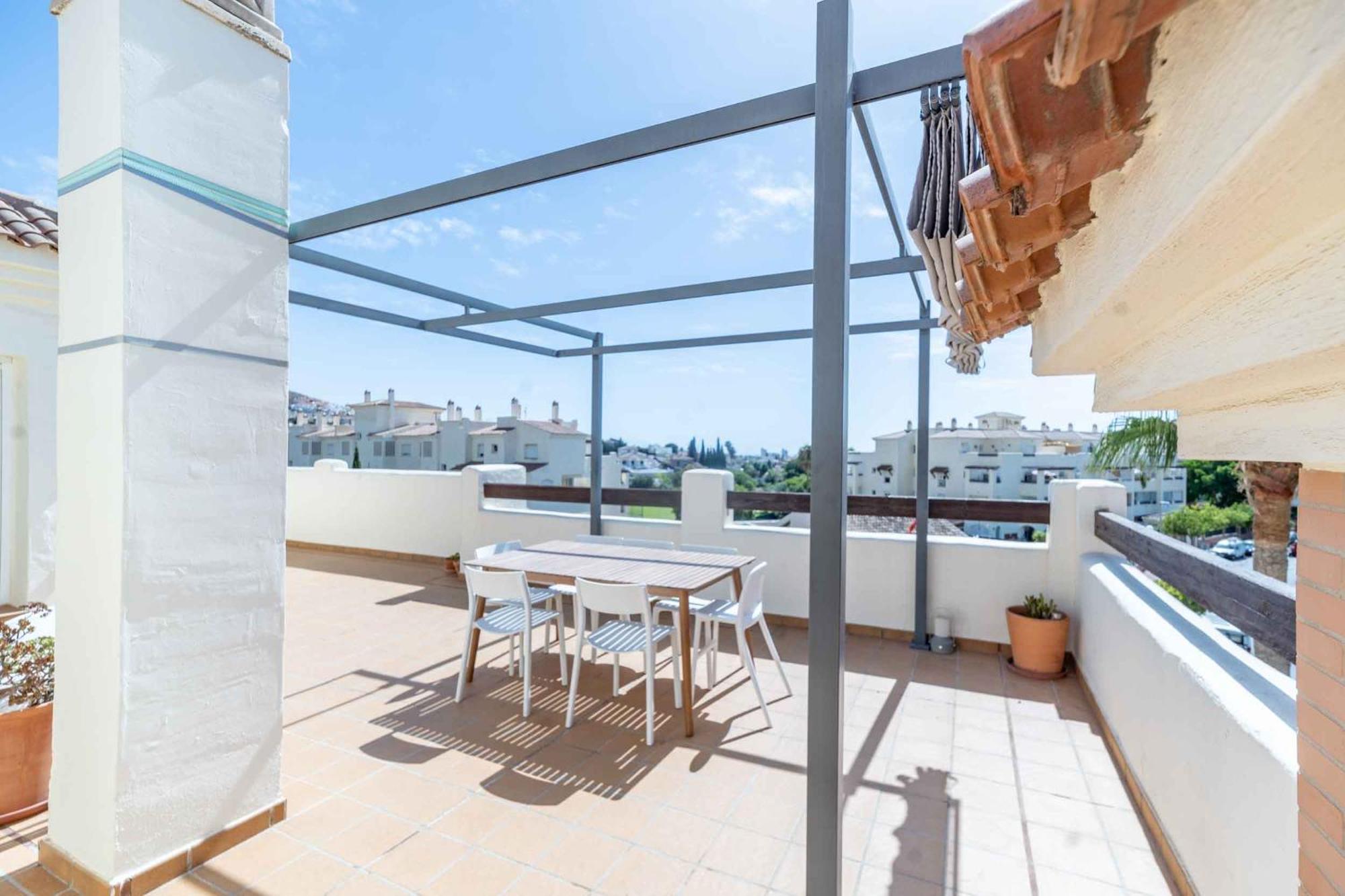116 - Penthouse With Views And Pool, 5Min Away From Golf Course! Apartment Беналмадена Екстериор снимка